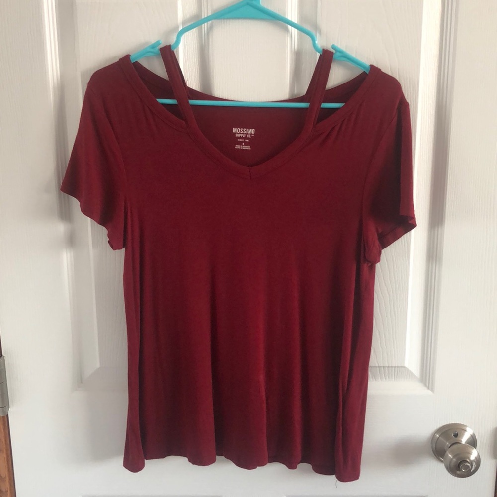 Red mossimo shirt